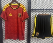 2026 Belgium Home Kids Soccer Jersey